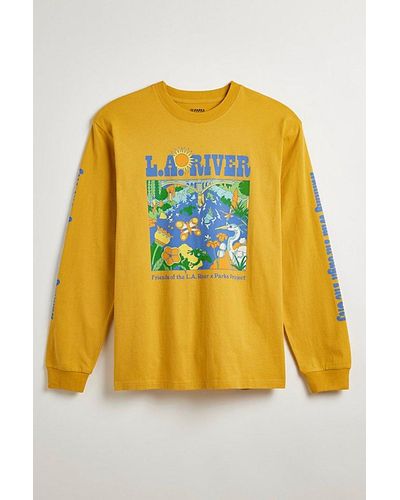 Parks Project Welcome To La Long Sleeve Tee - Yellow