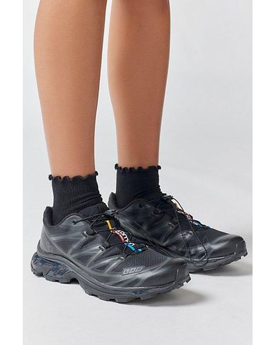 Urban Outfitters Ruffle Ankle Sock - Black
