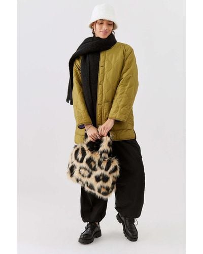 Urban Outfitters Faux Fur Medium Tote Bag - Multicolor