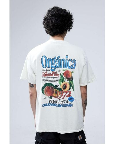 Urban Outfitters Uo White Peaches T-shirt - Grey