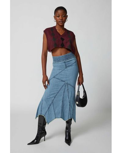 Urban Outfitters Mid-length skirts for Women | Online Sale up to