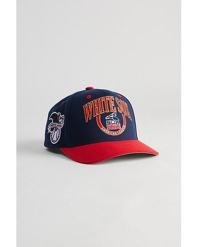 Mitchell & Ness Crown Jewels Pro Chicago Socks Snapback Hat - Red