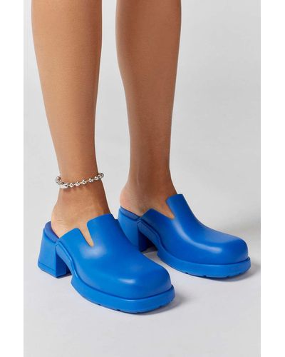 E8 By Miista Blissa Mule Heel In Cobalt,at Urban Outfitters - Blue
