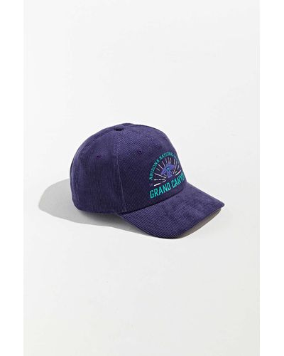 Urban Outfitters Grand Canyon National Park Corduroy Hat - Blue