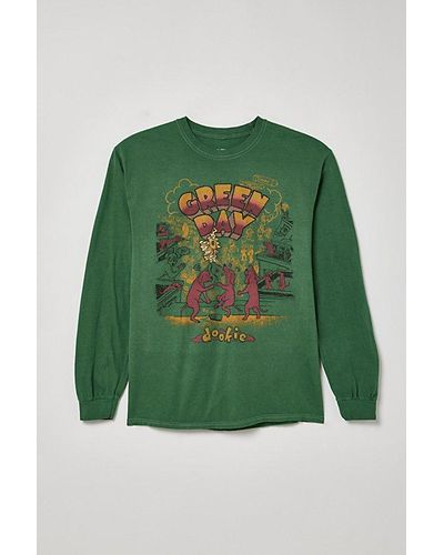 Urban Outfitters Day Dookie Long Sleeve Tee - Green