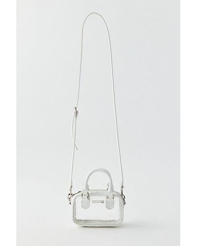 Urban Outfitters Square Crossbody Bag - White