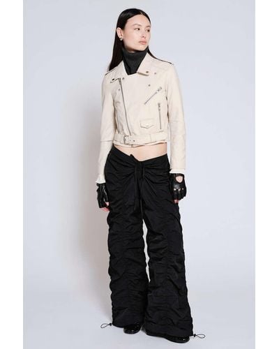 Urban Outfitters Uo Lyla Ruched Balloon Pant - Black