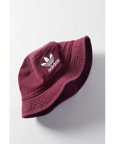 adidas Originals Soft Denim Bucket Hat - Purple