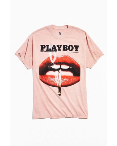 Urban Outfitters Playboy Lips Tee - Pink