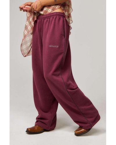 iets frans... Harri Baggy Joggers 2xs At Urban Outfitters - Red