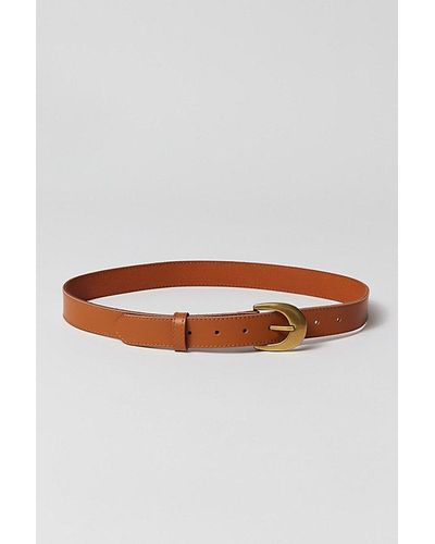 Urban Outfitters Alexa Essential Leather Belt - Brown