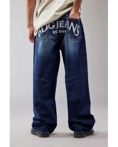 BDG Jeans "jack" mit rückseitigem logo - Blau