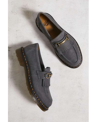 Dr. Martens Washed Adrian Loafers - Blue