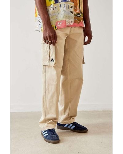 Urban Renewal Salvaged Deadstock Beige Cargo Trousers - Natural