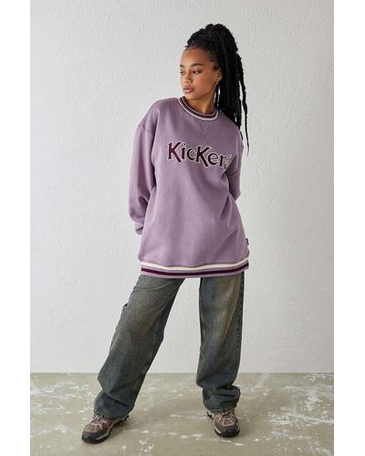 Kickers Lilac Logo Sweatshirt - Purple
