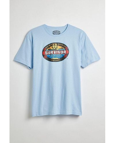 Urban Outfitters Survivor: Pearl Islands Tee - Blue