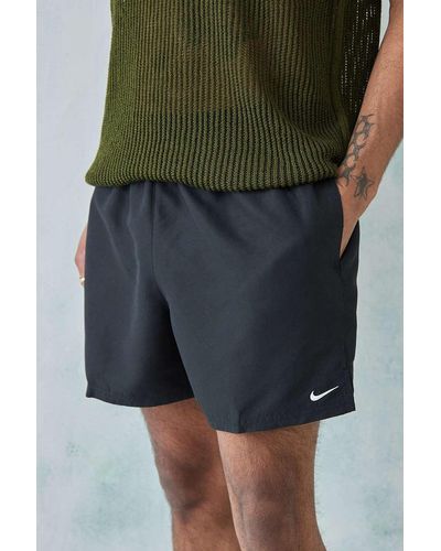 Nike Solid Black Swim Shorts - Multicolour