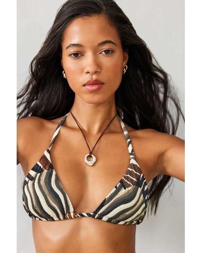We Are We Wear Melissa Bikini Top Xs At Urban Outfitters - Black