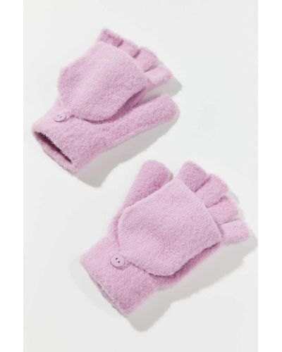Urban Outfitters Clara Knit Convertible Glove - Blue