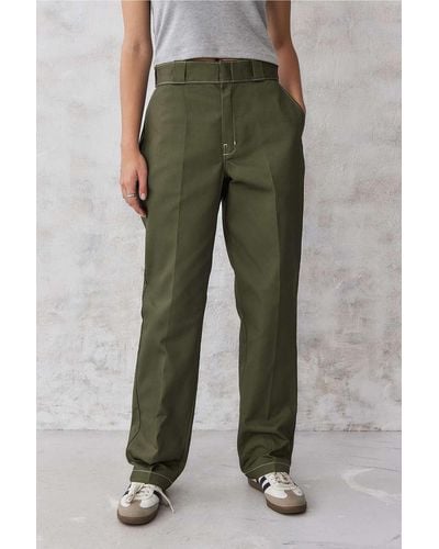 Dickies Uo Exclusive Khaki 874 Work Trousers 24 At Urban Outfitters - Green
