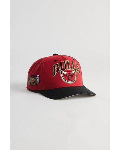 Mitchell & Ness Crown Jewels Pro Chicago Bulls Snapback Hat - Red