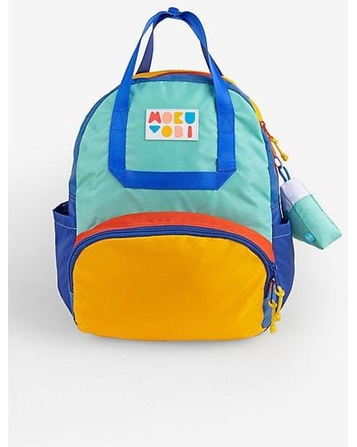 Mokuyobi Color Block Atlas Backpack - Blue