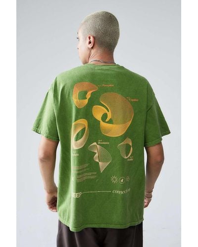 Urban Outfitters Uo Deep Connection T-shirt - Green