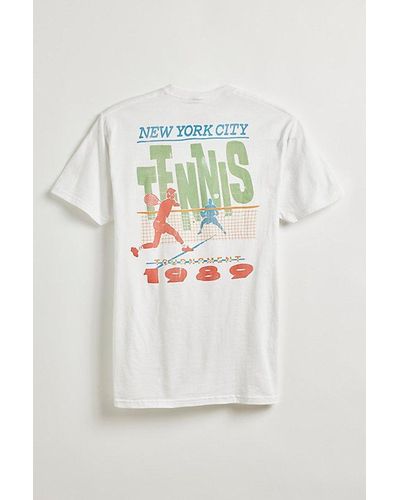 Urban Outfitters Nyc Tennis 1989 Tee - Gray