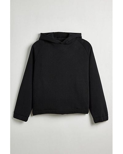 Standard Cloth Free Throw Hoodie Sweatshirt - Black