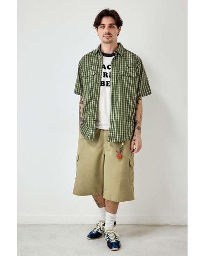 Urban Renewal Vintage Beige Dickies Shorts - Green