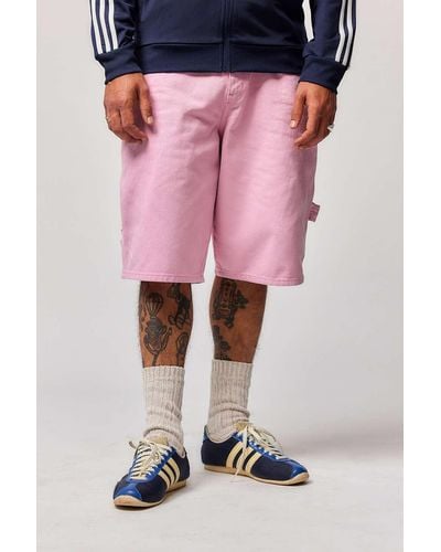 BDG Pink Oversized Carpenter Shorts