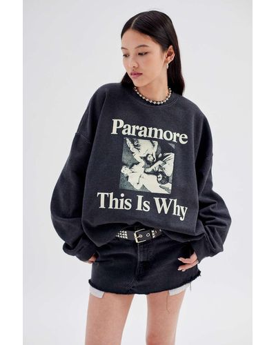 Urban Outfitters Paramore This Is Why Pullover Sweatshirt - Blue