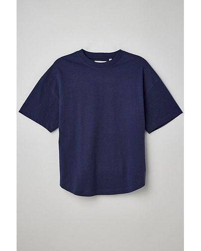 Urban Outfitters Standard Cloth Shortstop Boxy Tee - Blue