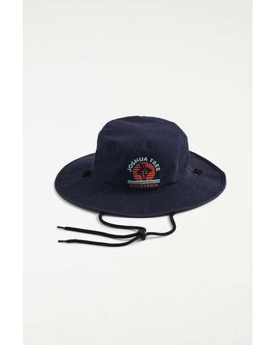 Urban Outfitters Joshua Tree National Park Boonie Hat - Blue