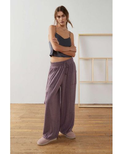Out From Under Bounceplush Cabot Jogger Pant In Plum,at Urban Outfitters - Multicolour
