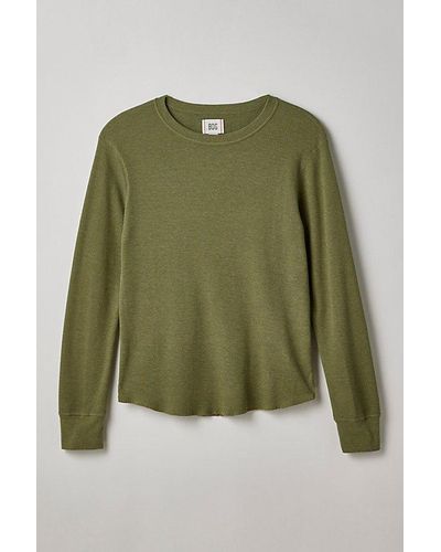 BDG Baselayer Thermal Long Sleeve Tee - Green