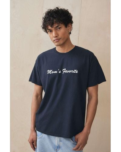 Urban Outfitters Uo Mom's Favourite T-shirt - Blue