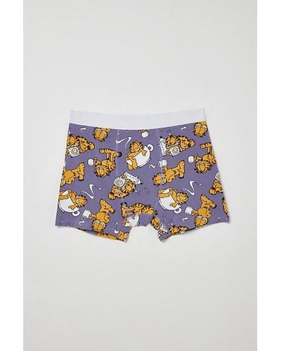 Urban Outfitters Lazy Garfield Boxer Brief - Blue