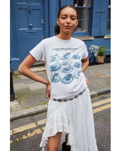Urban Outfitters Uo Hoarder T-shirt - Blue