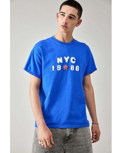 Urban Outfitters Uo Blue Nyc T-shirt