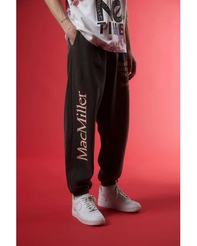 Urban Outfitters Mac Miller Albums List Sweatpant - Black