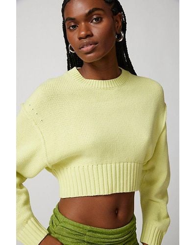 Urban Outfitters Uo Aiden Pullover Sweater - Yellow