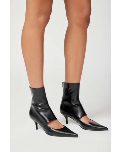 Jeffrey Campbell Spies Cutout Boot In Black,at Urban Outfitters - White