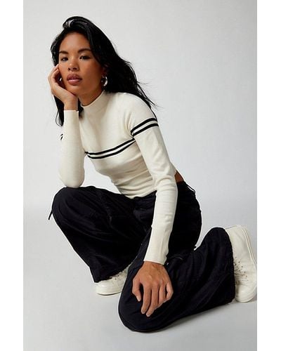 Urban Outfitters Uo Angelo Mock Neck Sweater - Black