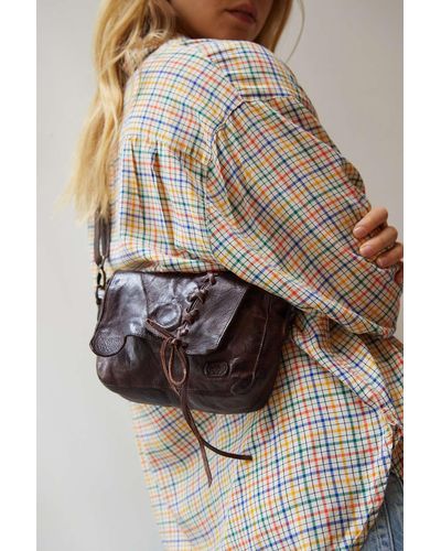 Bed Stu Buffy Crossbody Bag In Brown,at Urban Outfitters