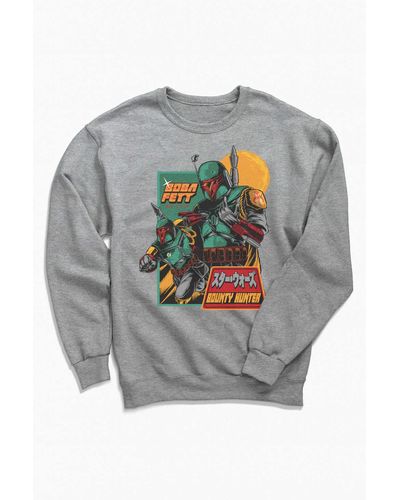 Urban Outfitters Star Wars Boba Fett Bounty Hunter Crew Neck Sweatshirt - Multicolor