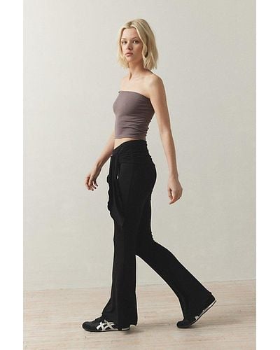Out From Under Jade Tied Up Flare Pant - Natural