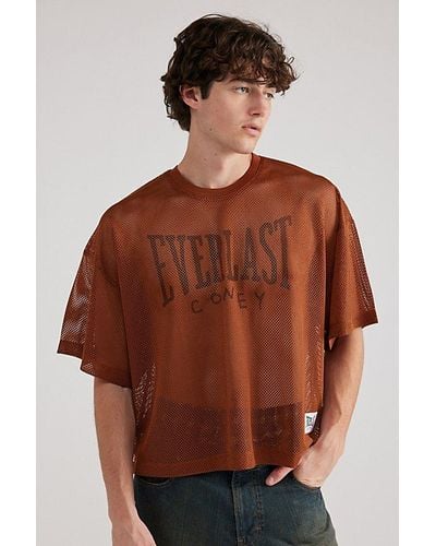 Coney Island Picnic X Everlast Uo Exclusive Cropped Tee - Brown