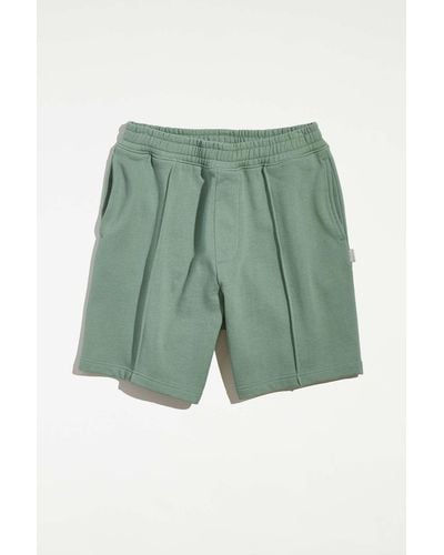 Standard Cloth Heavy French Terry Pintuck Short - Green
