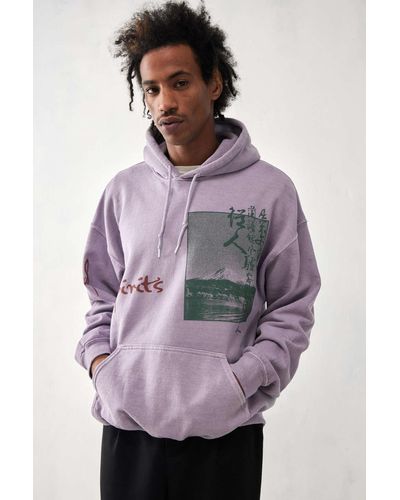 Urban Outfitters Uo Mauve Kindred Spirit Hoodie Sweatshirt In Purple,at